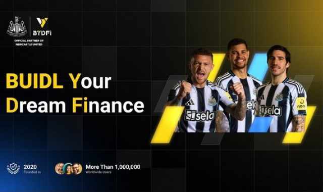 BUIDL, Non un Errore di Battitura  BYDFi Condivide la Storia Dietro il Suo Slogan allo St. James' Park